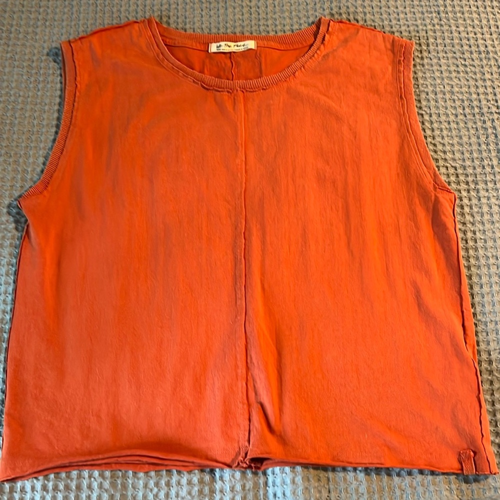 We the free orange tshirt S